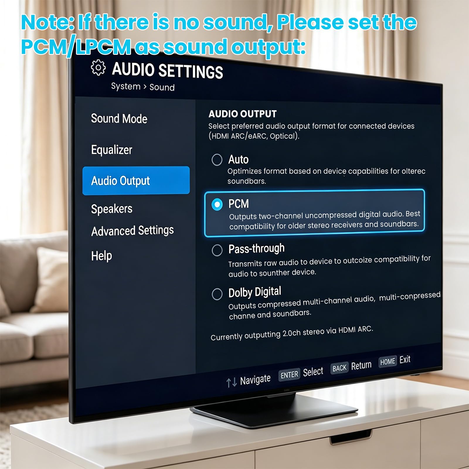 Extractor de Audio Multifuncional HDMI ARC, HDMI ARC, Fibra Optica, Concéntrica, 3 Métodos de Entrada Conectados, adecuado para Amplificadores, Auriculares, Sistemas de Cine en Casa, etc.