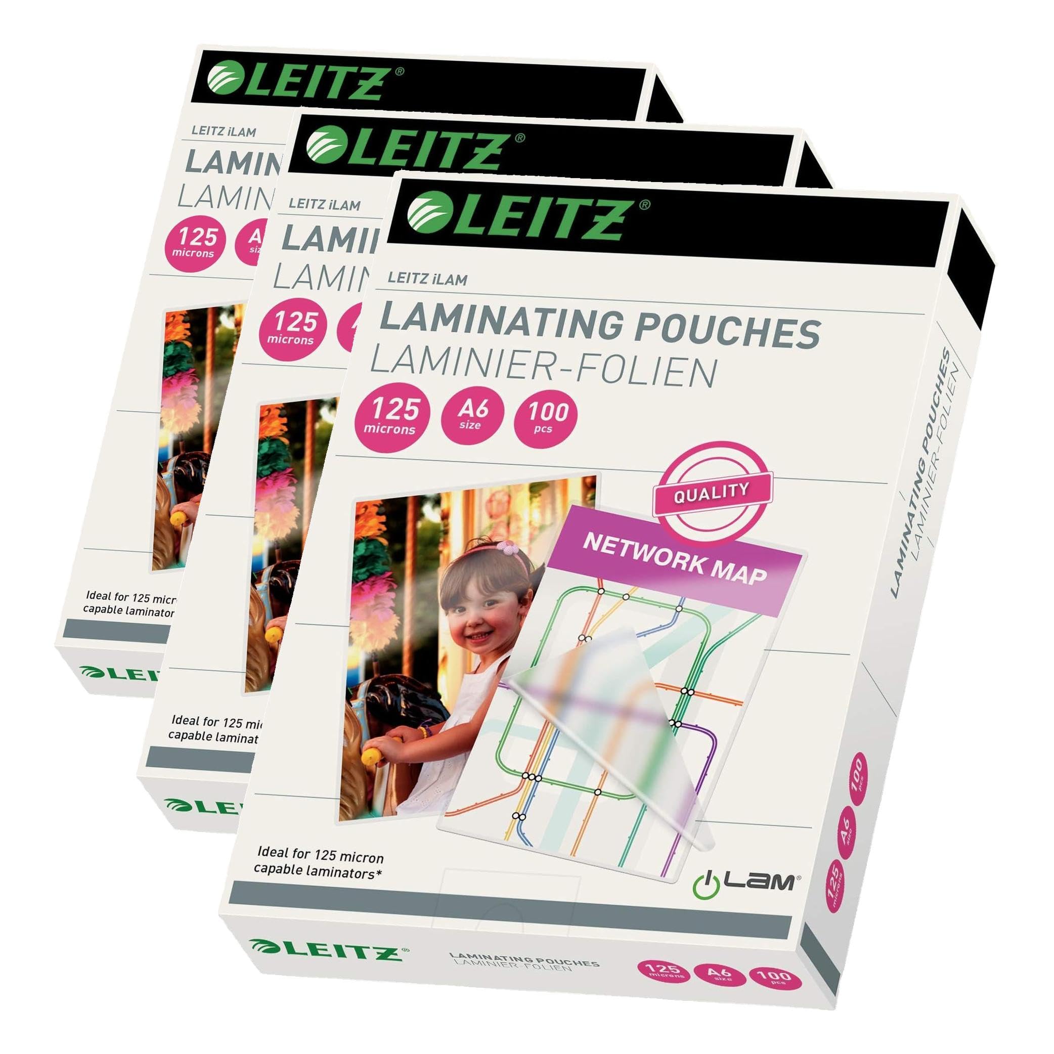 Plastification à chaud A6 Leitz 125 mic contre humidité et déchirures - 6