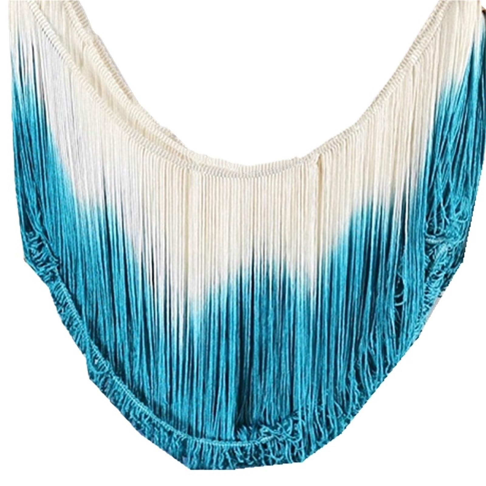 Flecos de rayón suave de 25 cm teñidos por inmersión para vestidos, 10 yardas