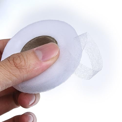 Miniatura 2 de Outus Cinta adhesiva para planchar en el dobladillo, cinta de dobladillo de fusión para pantalones cada uno de 27 yardas, paquete de 2 (38 pulgadas,