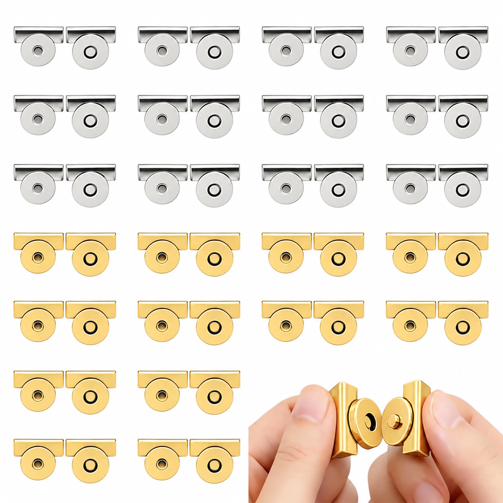 Magnetic Purse Clasps - 24 Pack -14