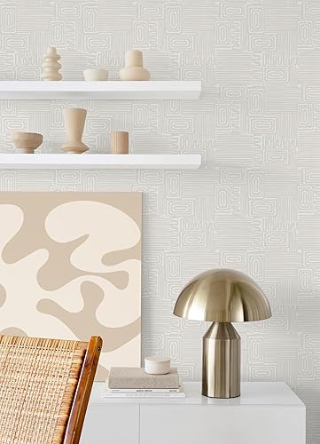 Miniatura 2 de RoomMates Emily Rayna Taupe Pathways - Papel tapiz autoadhesivo