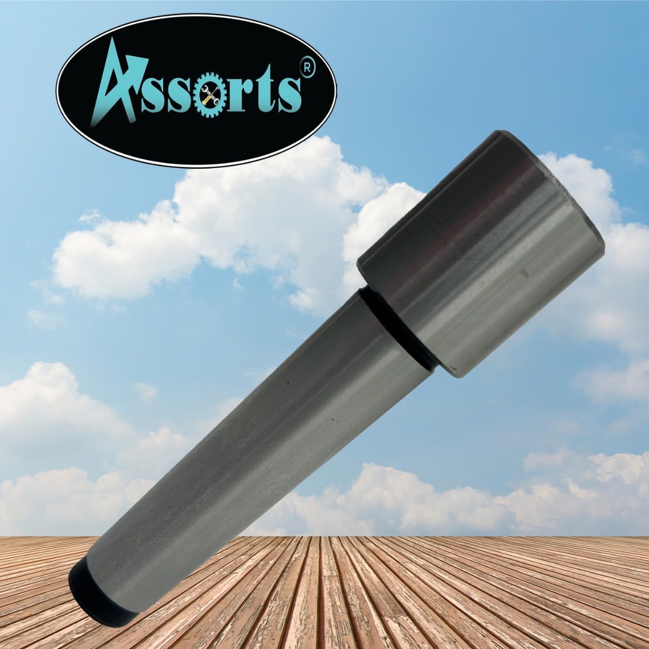 Re-machinable Soft Stub Blank Arbor for Mill, Lathe, and Drill – MT2 Shank, 3/8" x 16 TPI, Stub Size: 25mm x 30mm