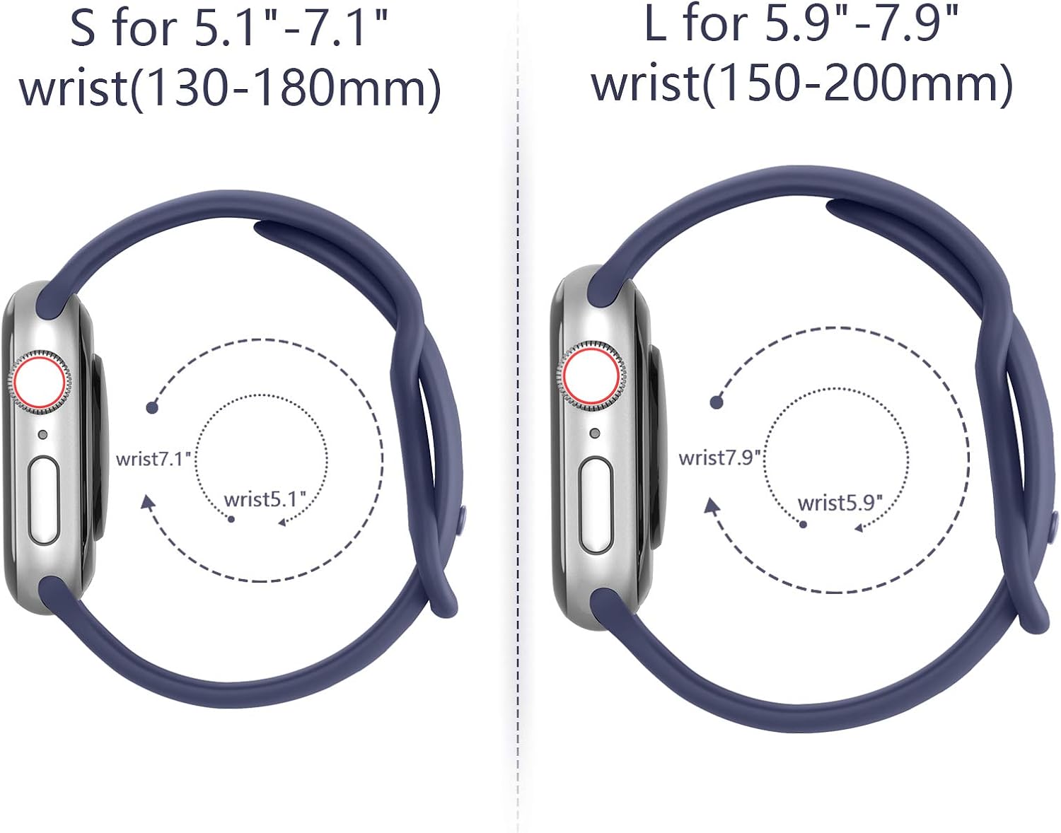 HAPAW Sport Bands with 2 Packs Screen Protector Case Compatible with Apple Watch Band 40mm for Women and Men, Soft Silicone Replacement Strap Wristband with Hard PC Cover for iWatch Series 6 5 4 SE