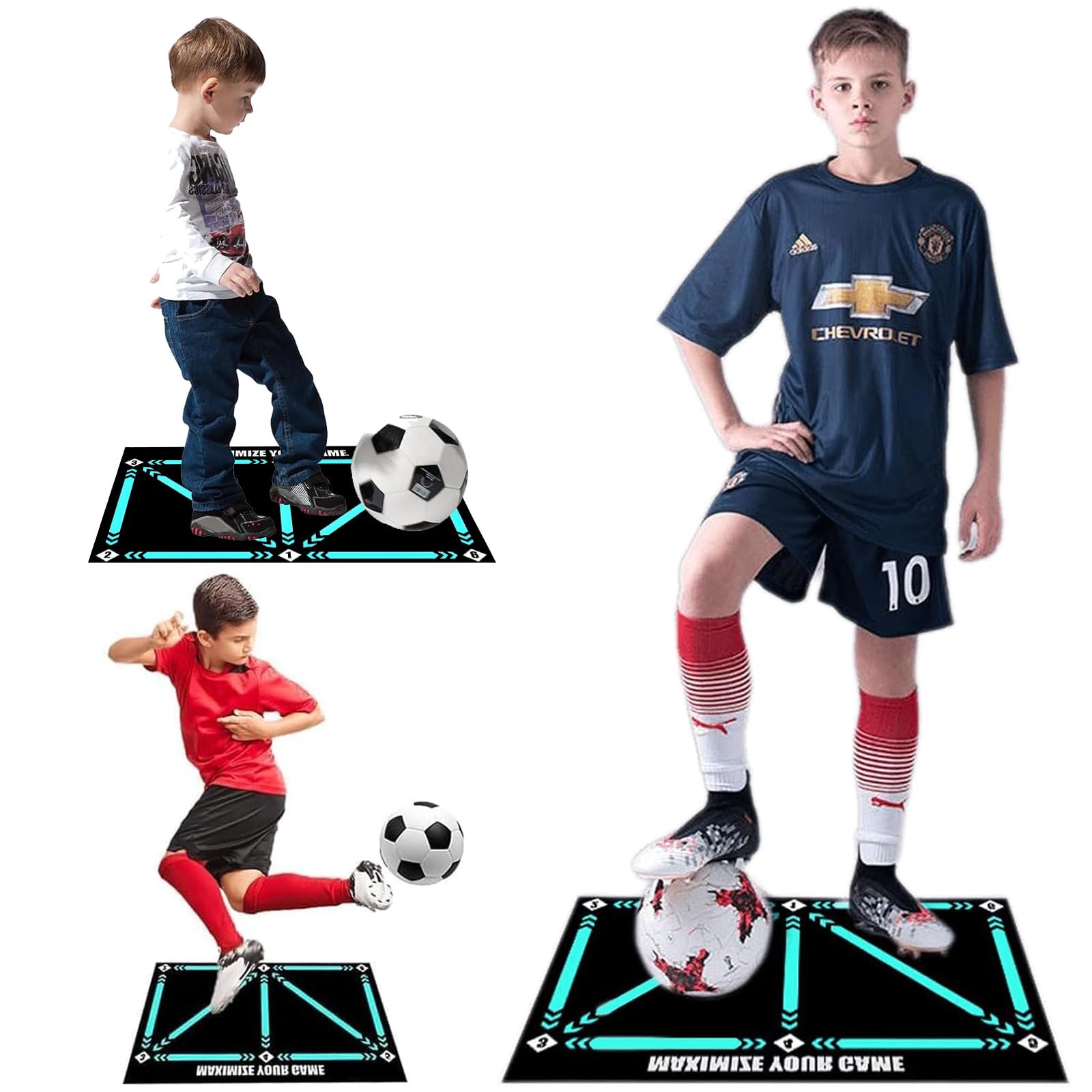 Fußball Trainingsmatte - Verbessere Deine Ballkontrolle Zuhause