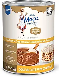 Recheio e Cobertura MOÇA Doce de Leite Consistência Cremosa 2,54Kg