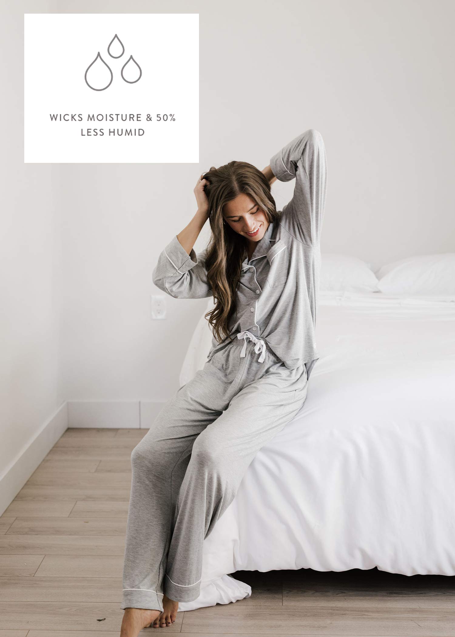 Cozy Earth Stretch Knit Bamboo Pajama Set Desertcart INDIA