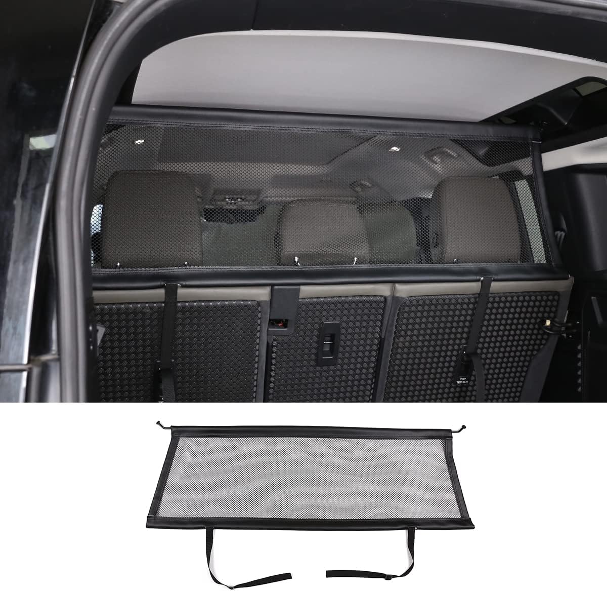 Car Trunk Isolation Net, Trunk Organizer Cargo Net for Land Rover Defender 110 2020-2022