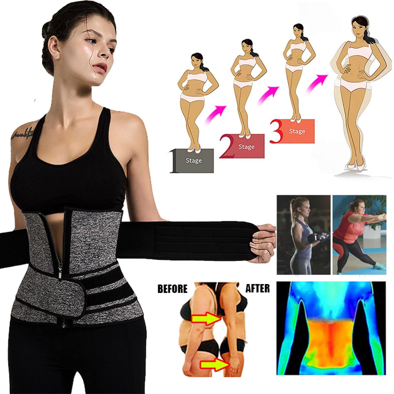 Shapewear - Guaina Snellente e Modellante per la Vita da Donna