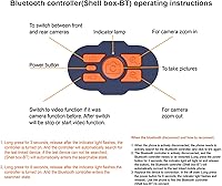Vista 6 de Funda de teléfono impermeable para buceo profesional, conexión Bluetooth con control de aplicación, carcasa protectora de fotos y video bajo el agua