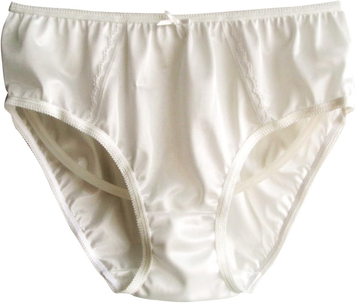 PMTWH White Hi-Cuts Panties Nylon Lingerie Women Underwear