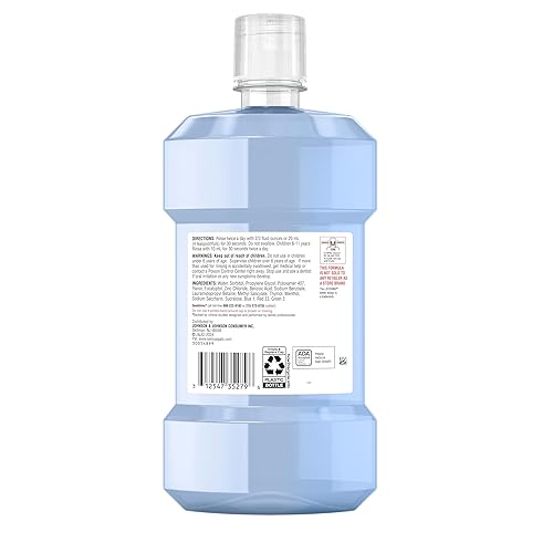 Miniatura 8 de Listerine Clinical Solutions - Enjuague bucal sin alcohol, con fórmula de triple acción para combatir el mal aliento durante 24 horas, enjuague
