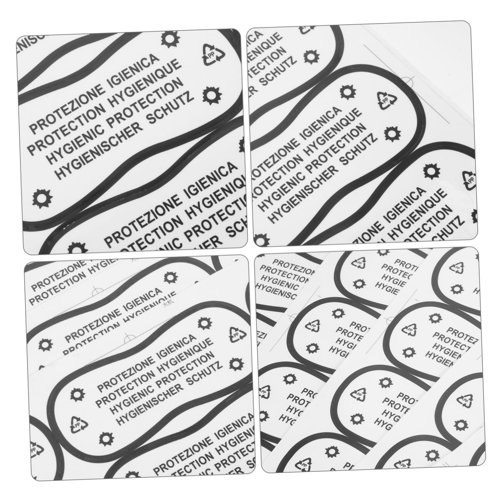 Étiquette de maillot de bain en TPU transparent imprimée sur mesure - Chine Balise de maillots de bain et Transparent Label prix