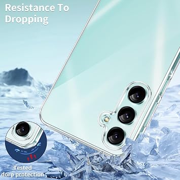 Rongep [Maxi-Clear] Samsung Galaxy A16 için Şeffaf Kılıf Kamera Yükseltili A 16 Koruyucu Esnek ve Hafif Tasarımlı Darbelere ve Çizilmeye Karşı Dayanıklı Telefonu Tam Kaplayan Samsung A16 Kılıfı