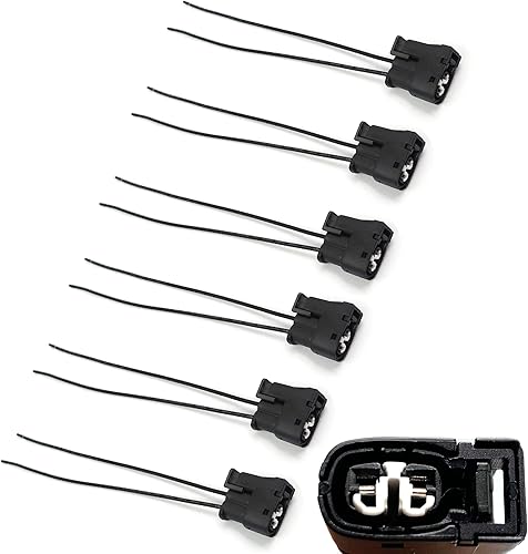 HiSport Conector de bobina de encendido compatible con Mazda Lexus Toyota Supra 1JZ 2JZ 6 Pcs