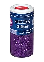 Vista 1 de Spectra Arts & Crafts - Purpurina, morado, 4 onzas, 1 tarro