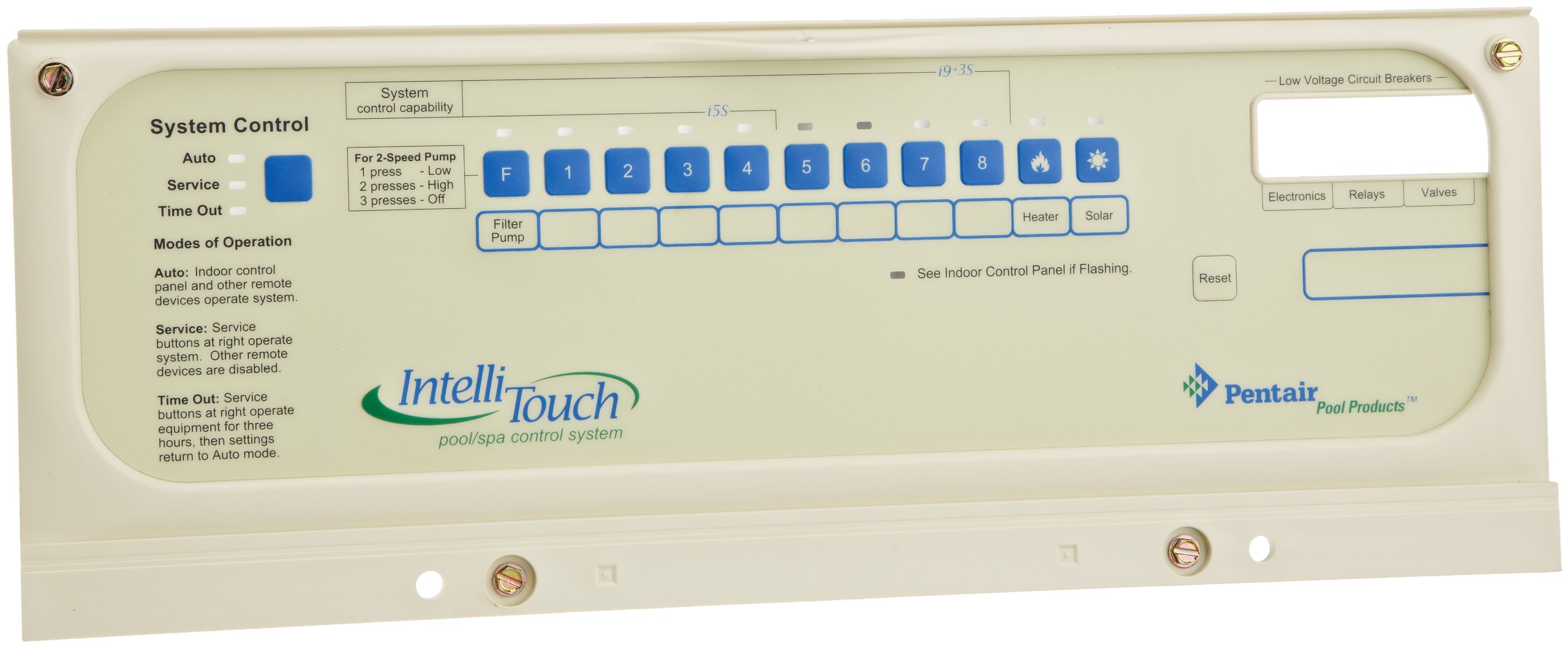 Gli Pool Products 520304 Control Panel