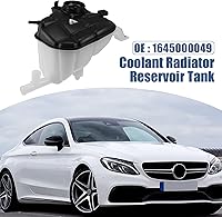 Vista 2 de X AUTOHAUX Tanque de depósito de radiador de refrigerante 1645000049 Botella de expansión de desbordamiento de refrigerante con sensor