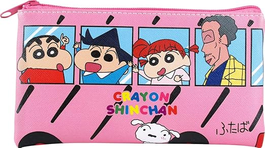 Amazon Co Jp ティーズファクトリー ペンポーチ フラット クレヨンしんちゃん バス 19 10 5 1 5cm Ks bs 文房具 オフィス用品
