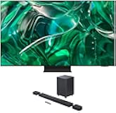 QN77S95CAFXZA 77 Inch Ultra Slim 4K Quantum HDR OLED Smart TV with a JBL BAR-1000 7.1.4ch Soundbar and Subwoofer with Surround Speakers (2023)