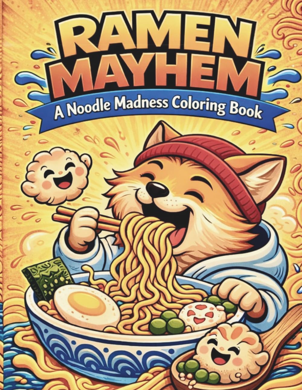 RAMEN MAYHEM: A Noodle Madness Coloring Book