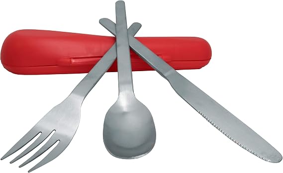Nerthus FIH 460 Stainless Steel cutlery set with case
