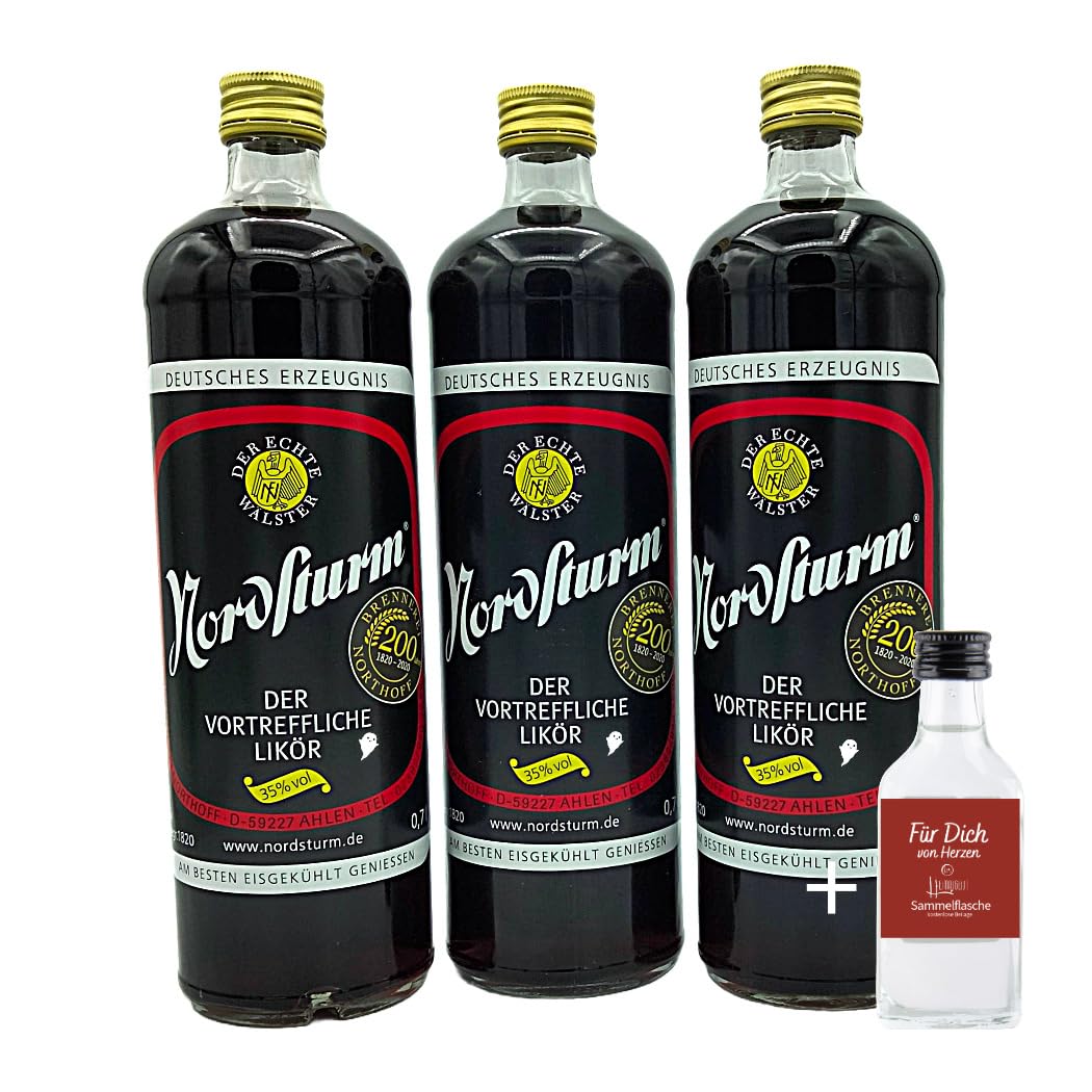 Nordsturm Magenlikör 0,7l 35% Vol. 3er Pack