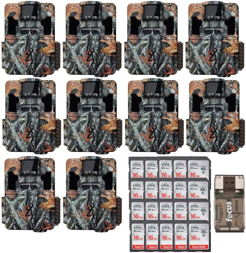 Amazon Crazy 🔥 Deals Ten Browning Dark Ops Pro XD Dual Lens 24MP 1080p Trail Cameras with Twenty 16GB Cards and Focus USB Reader Exclusive Ten Browning Dark Ops Pro XD Dual Lens 24MP 1080p Trail Cameras with Twenty 16GB Cards and Focus USB Reader