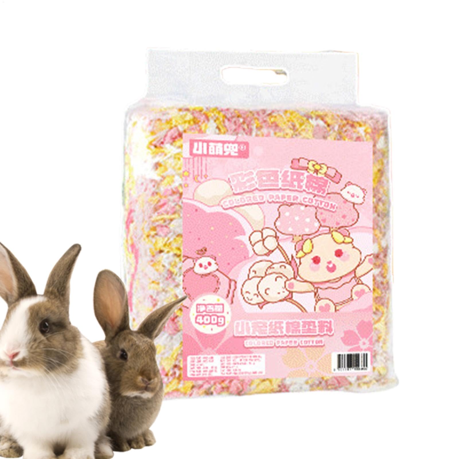 Frfik Paper Bedding - Hamster Bedding, Clean & Cozy Super Absorbent - Small Animal Bedding for Rabbits -Bedding for Cages, Hamster, Gerbil, Mice, Rabbits, Guinea Pig, Reptile & Small Pets