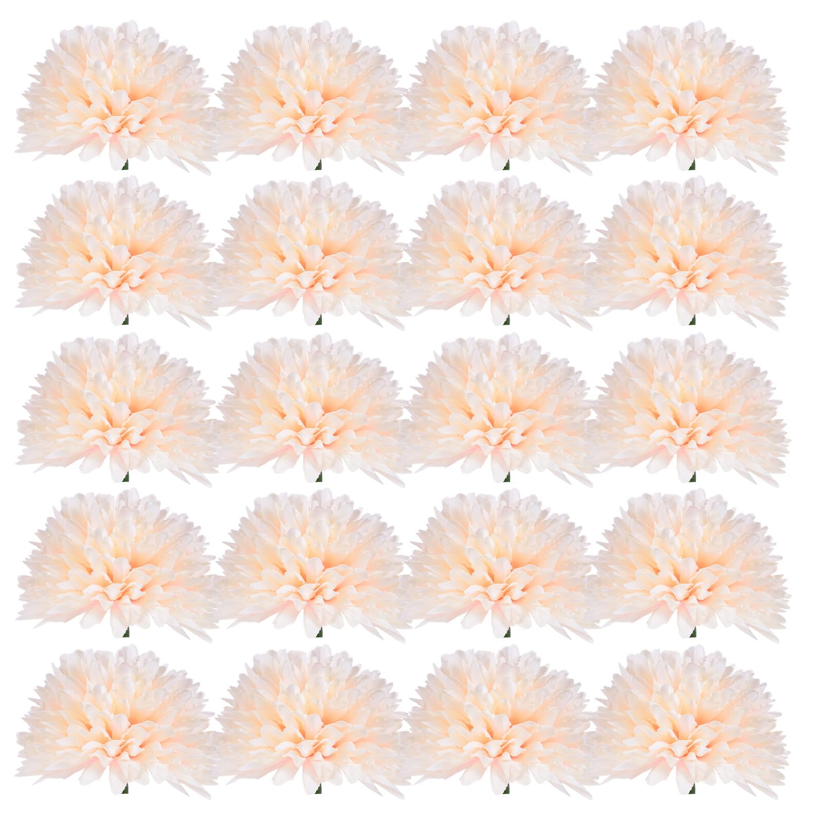 Chrysanthème artificiel 7 cm pour décoration de mariage et cortège