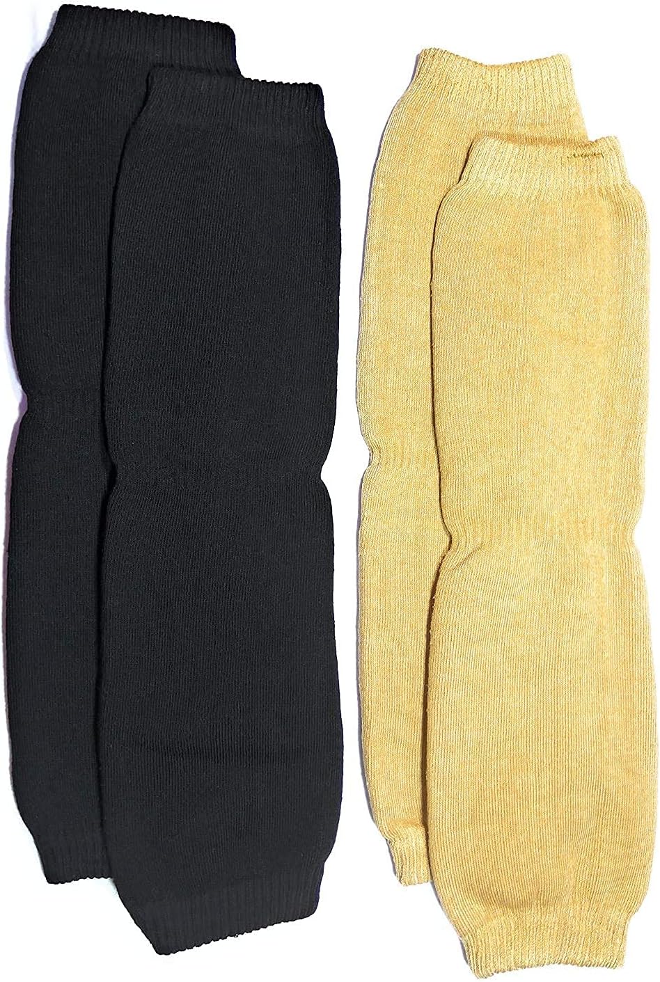 Unisex Multicolor Woolen Thermal Warm Elastic Leg Knee Support Warm & Winter Protector Knee Cap (Pack of 2 Pairs)