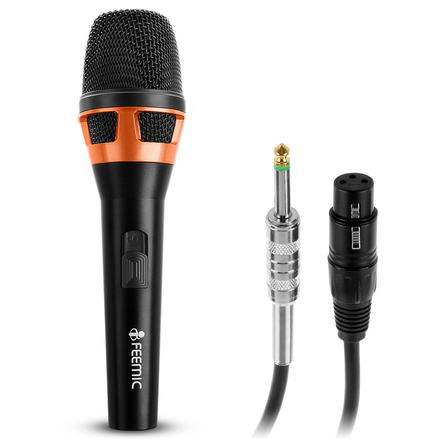 Amazon.co.jp: FEEMIC ダイナミックマイク 6.3mmマイクロホン