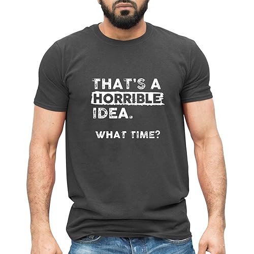 Mens T-Shirts Casual Short Sleeve Loose Fit Tees Funny Crew Neck Graphic T Shirt Basic Blouse Big and Tall Tops