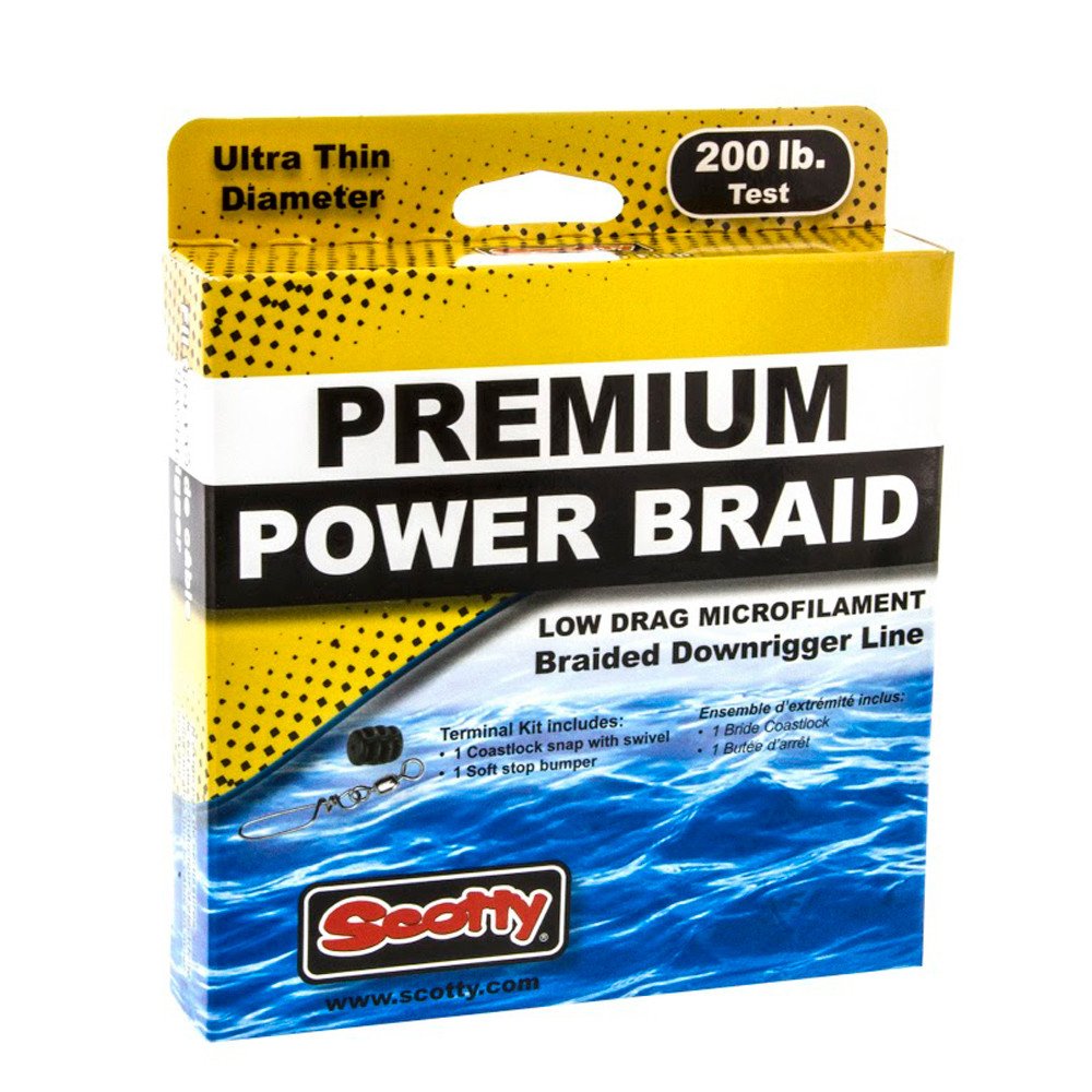 Scotty Premium Power Braid Downrigger Line - 200ft of 200lb Test
