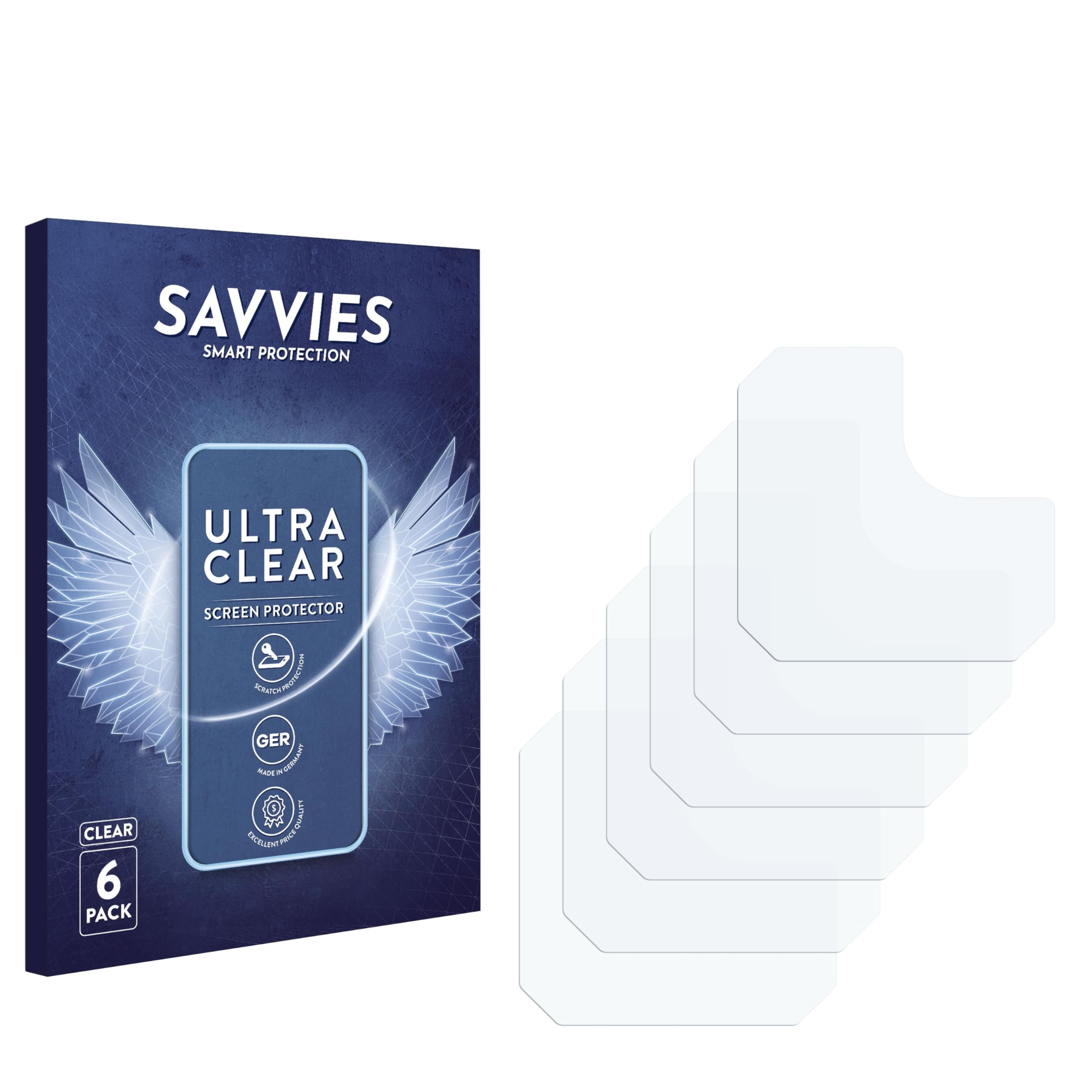 4x Savvies Full-Screen Pellicola Protettiva per Dexcom G7 CGM