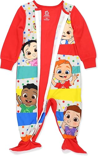 Miniatura 4 de CoComelon Pijama de manta con pies para niños pequeños