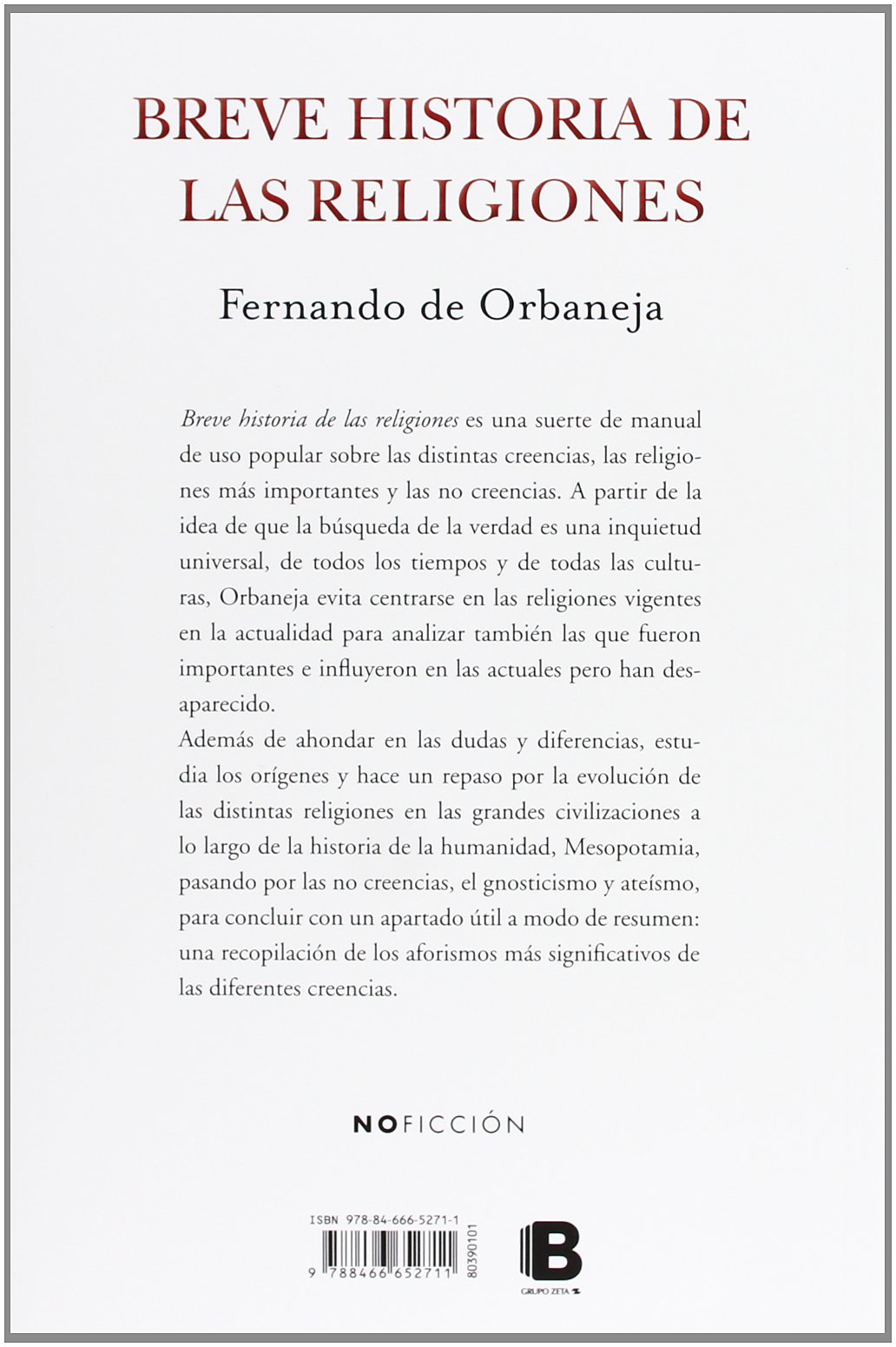 Breve historia de las religiones / Brief History of Religions