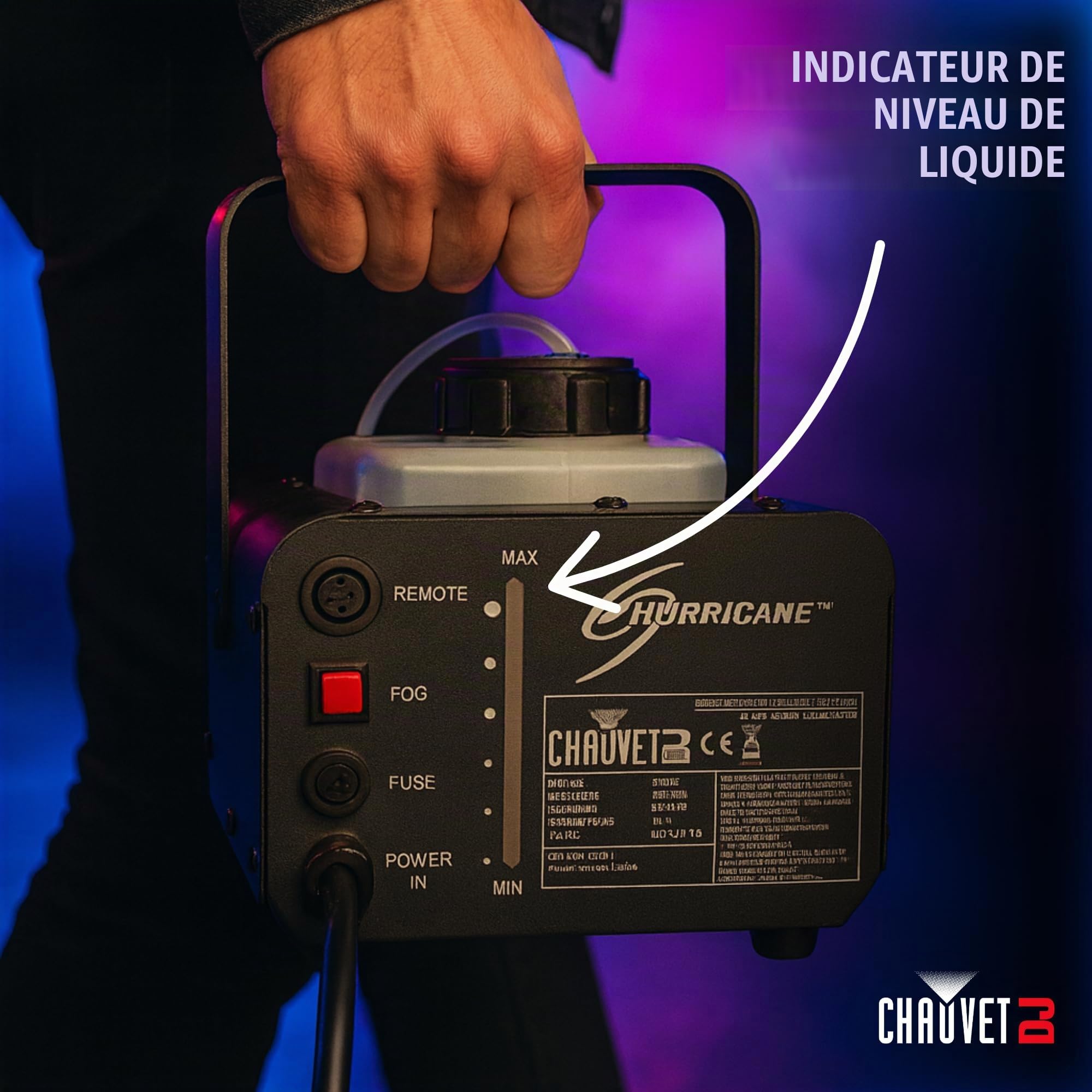CHAUVET DJ H1000 Machine à brouillard avec Télécommande