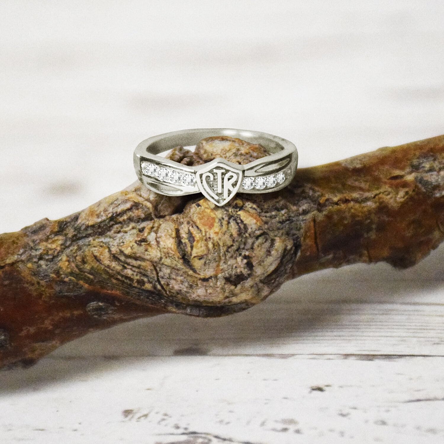 Plain Bow LDS CTR Ring by Ringmasters | Choose the Right Faith Ring | Keepsake LDS Jewelry