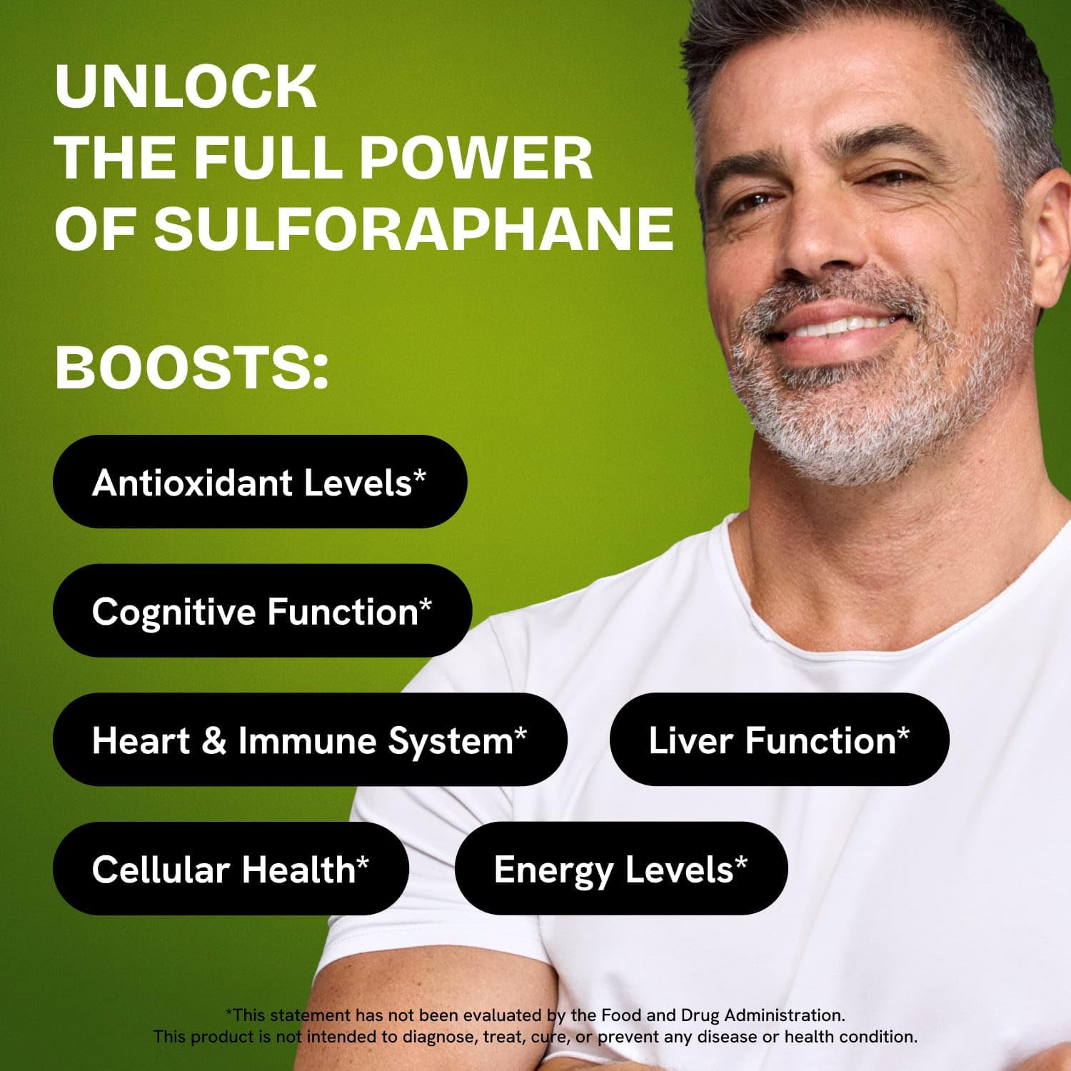Liposomal Sulforaphane Supplement Organic Broccoli Sprouts, 700mg, 120 Caps — Amazon image 3