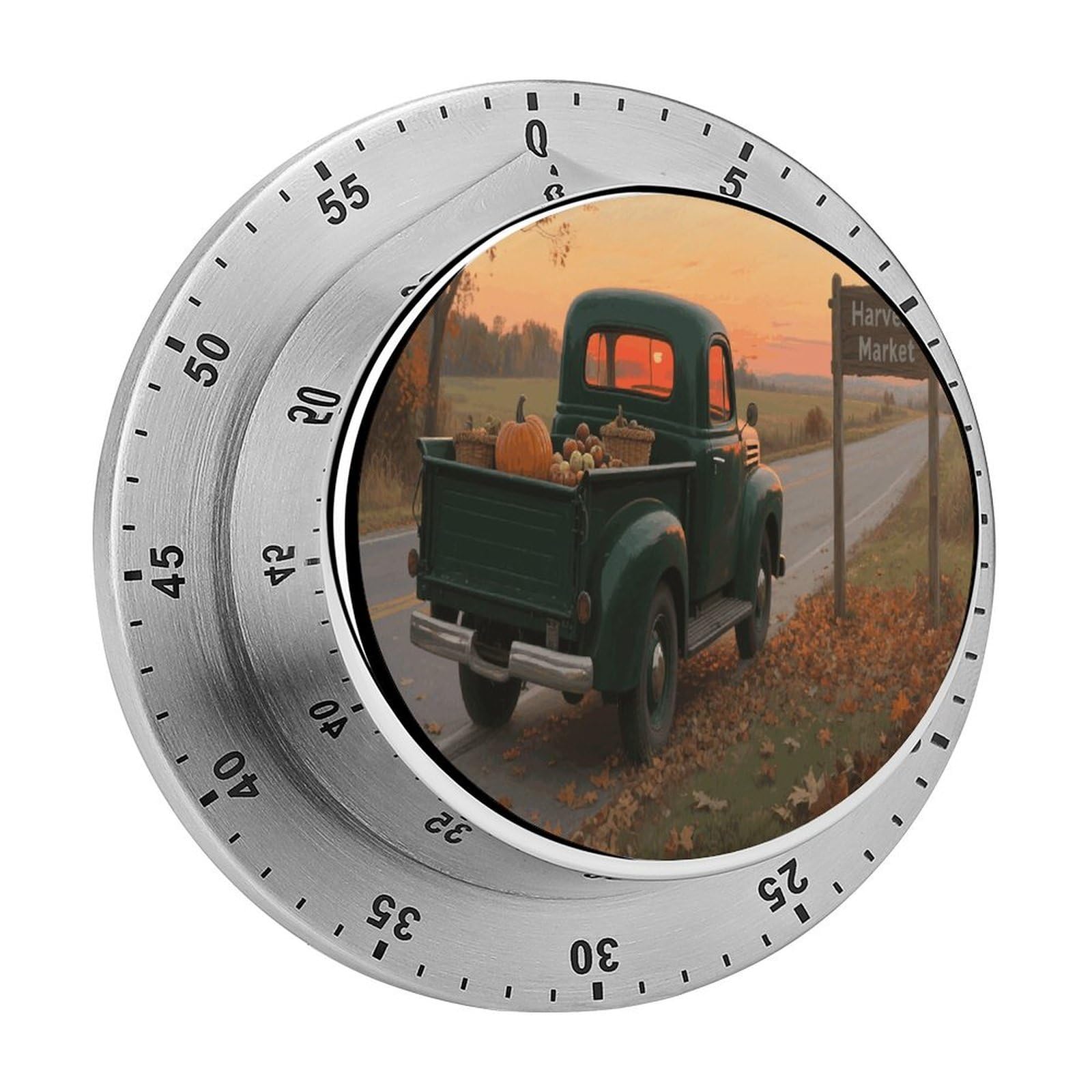 Stainless Steel Digital Timer with Loud Alarm, Visual Timers, Magnetic Countdown Timer for Homework Tasks, Office Time Management