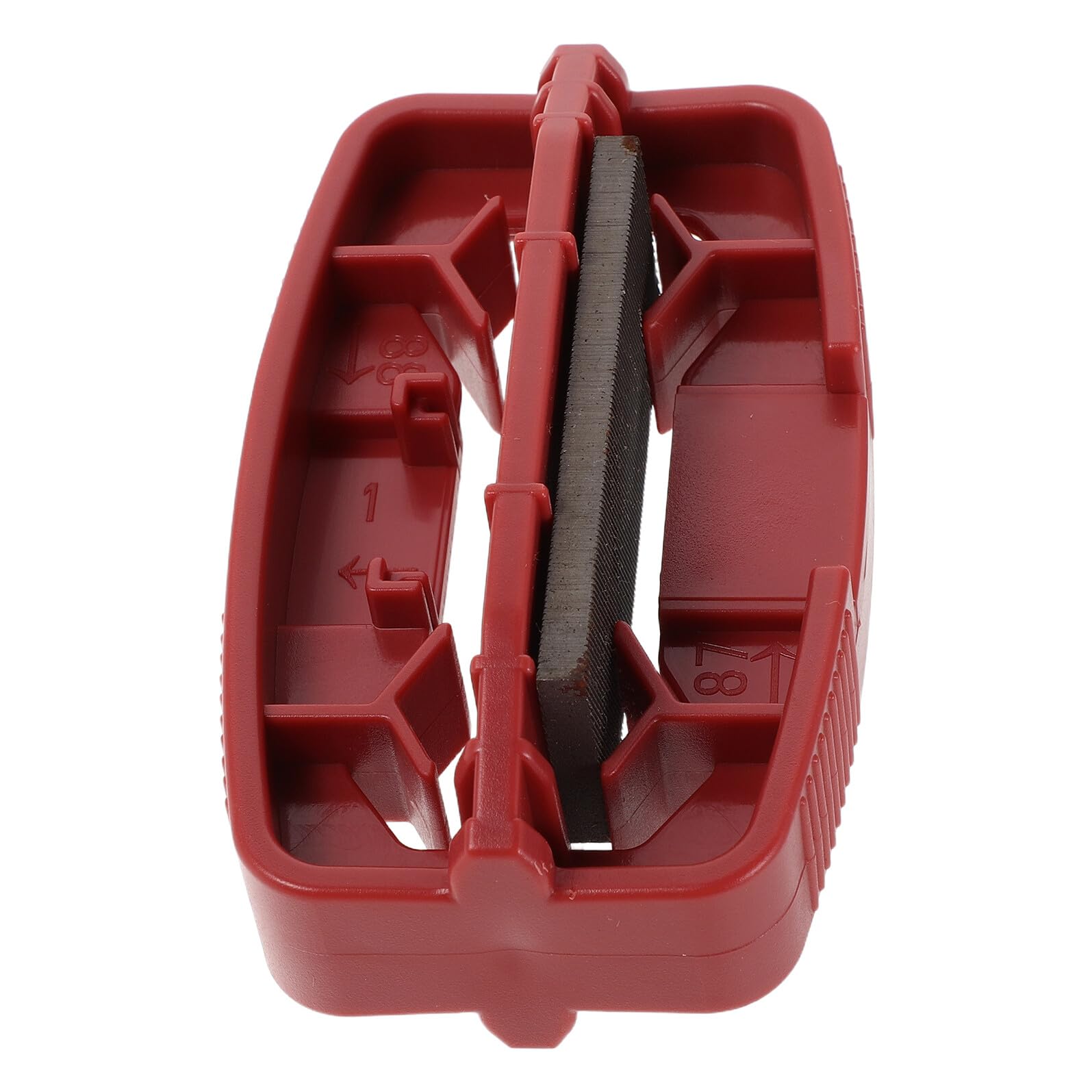 GALPADA Afilador de Cantos para Esquí y Snowboard Rojo, Regla de Posicionamiento y Calibrador de Bisel para Ajuste Preciso, Herramienta de Guía de Cantos Lateral para Deportes de Invierno