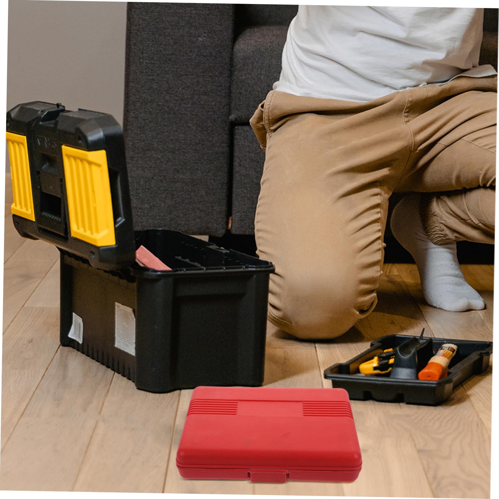 Hemobllo Set di Punte Cacciavite di Precisione 100 Pezzi Acciaio Rosso | Custodia Sagomata Inclusa, Lega Chrome-vanadium, Assortimento Completo per Utensili Elettrici