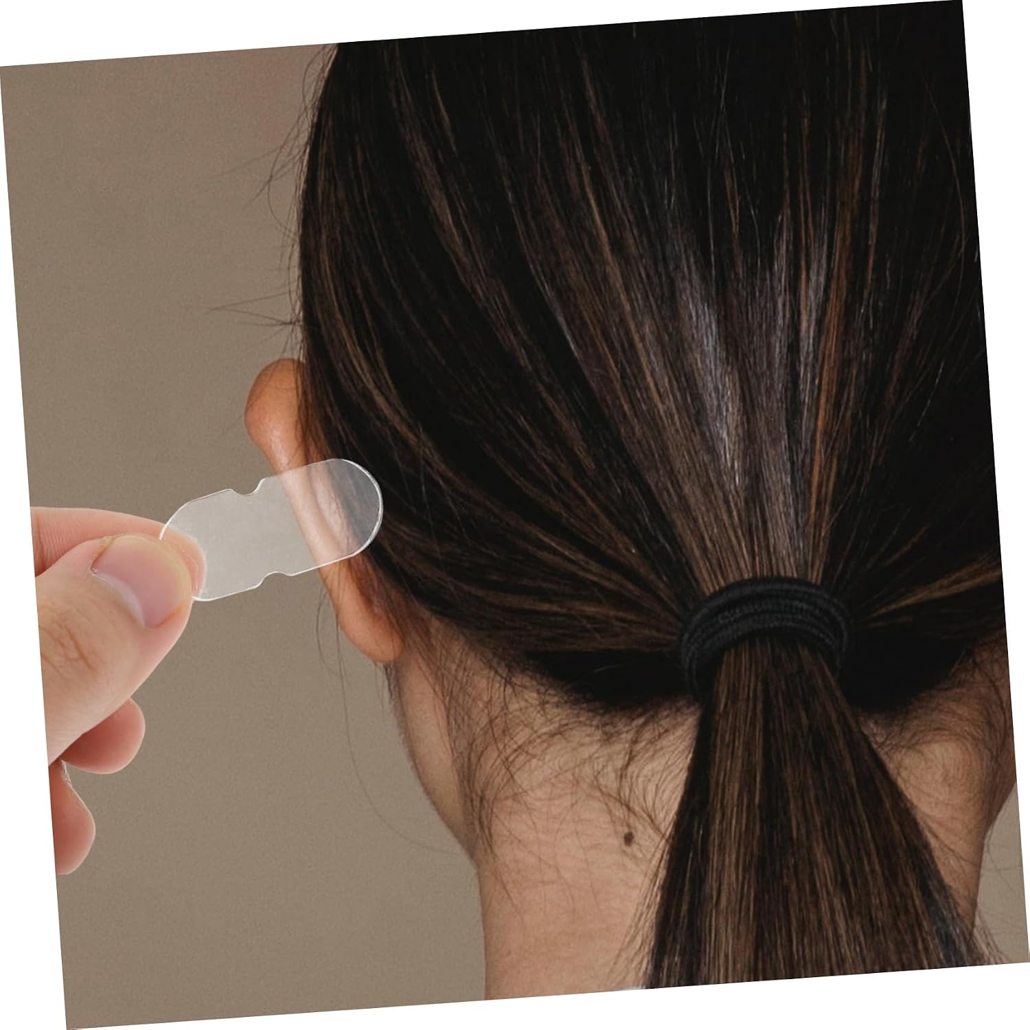 KOMBIUDA 60pcs Transparent for Protruding Ears Vertical Ear Patches Invisible Cosmetic Ear Tape Comfortable Correction Stickers for Everyday Use