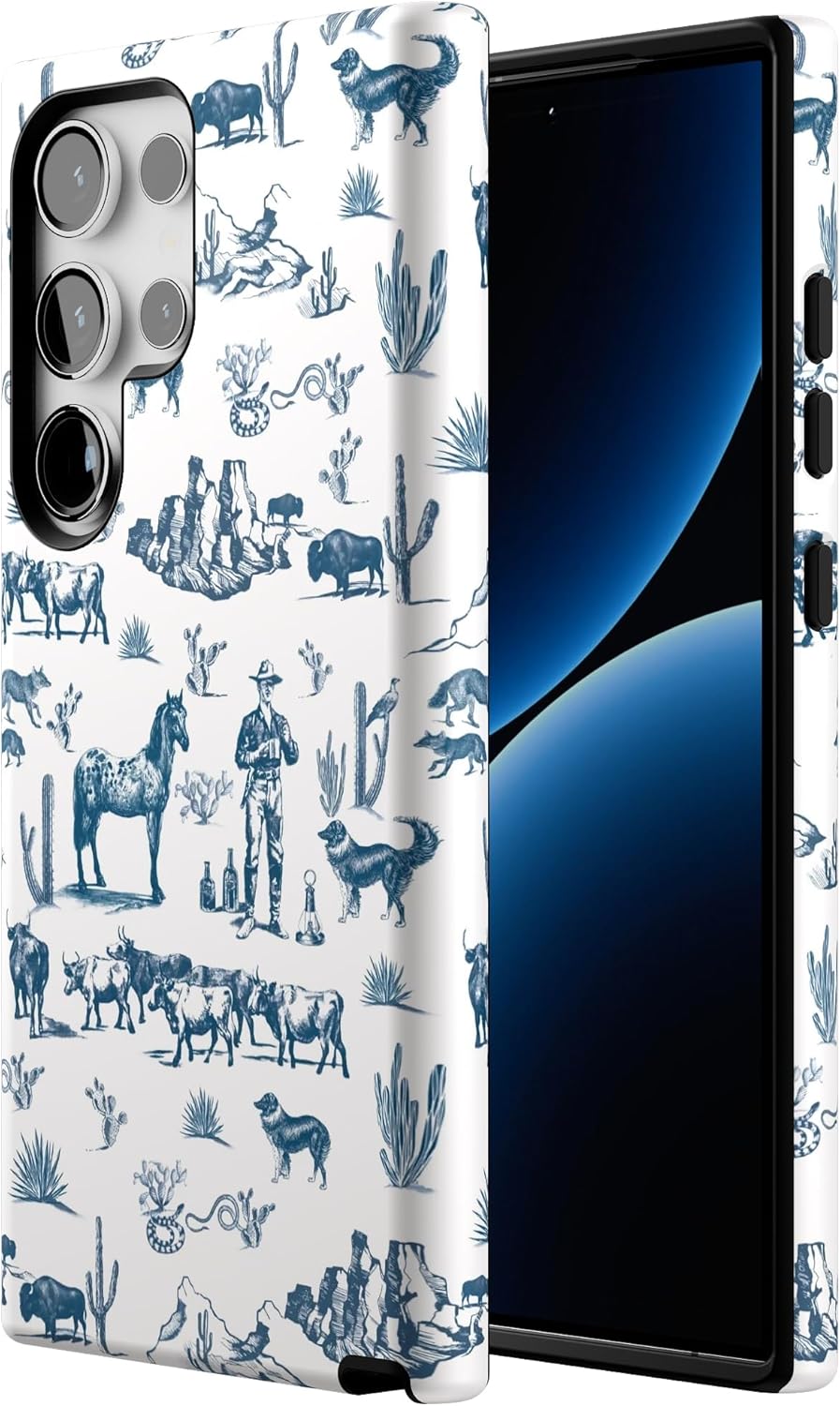 Casely Galaxy S24 Ultra Case | Wild West Adventure | Desert | Essential Slim Dual-Layer Protective Design