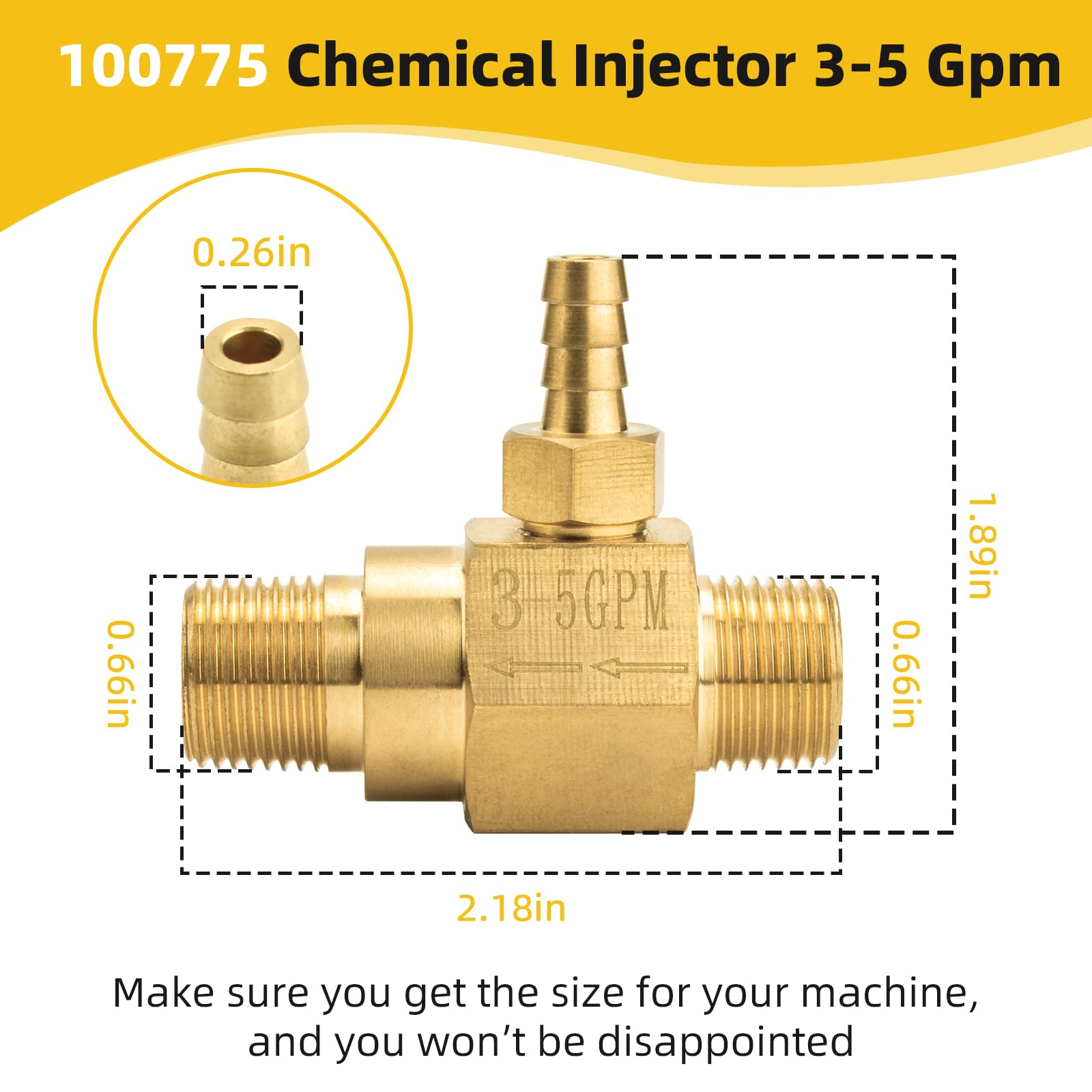 Snapklik.com : Apopip 2 Pack Down Stream Injector For Pressure Washer ...