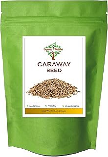 Organic N Natural | Caraway seeds whole |100% Natural | 80gm | Premium Grade (80 gm)