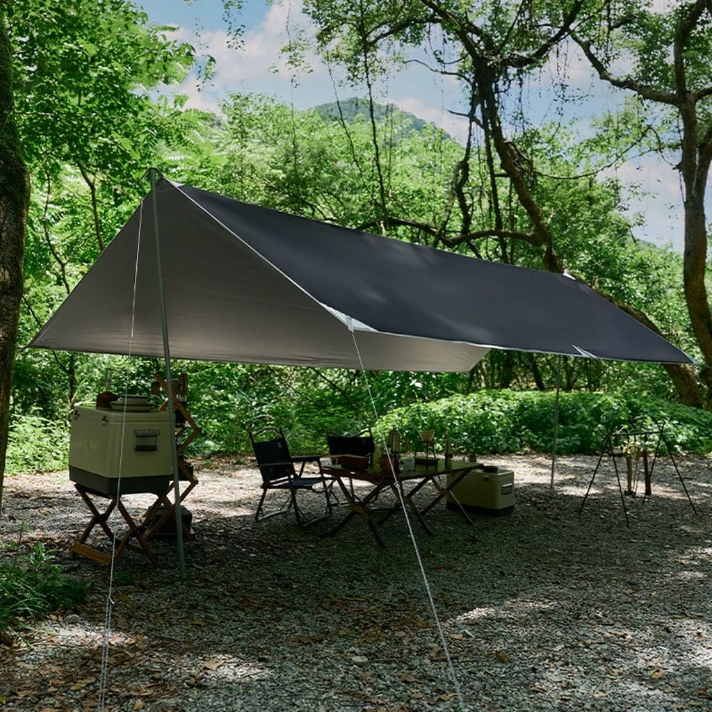 Tent Tarp Camping Tarp Waterproof Tent Tarpaulin Awning Canopy Waterproof Outdoor Shelter Tent Tarp (Size : 400 * 292cm)