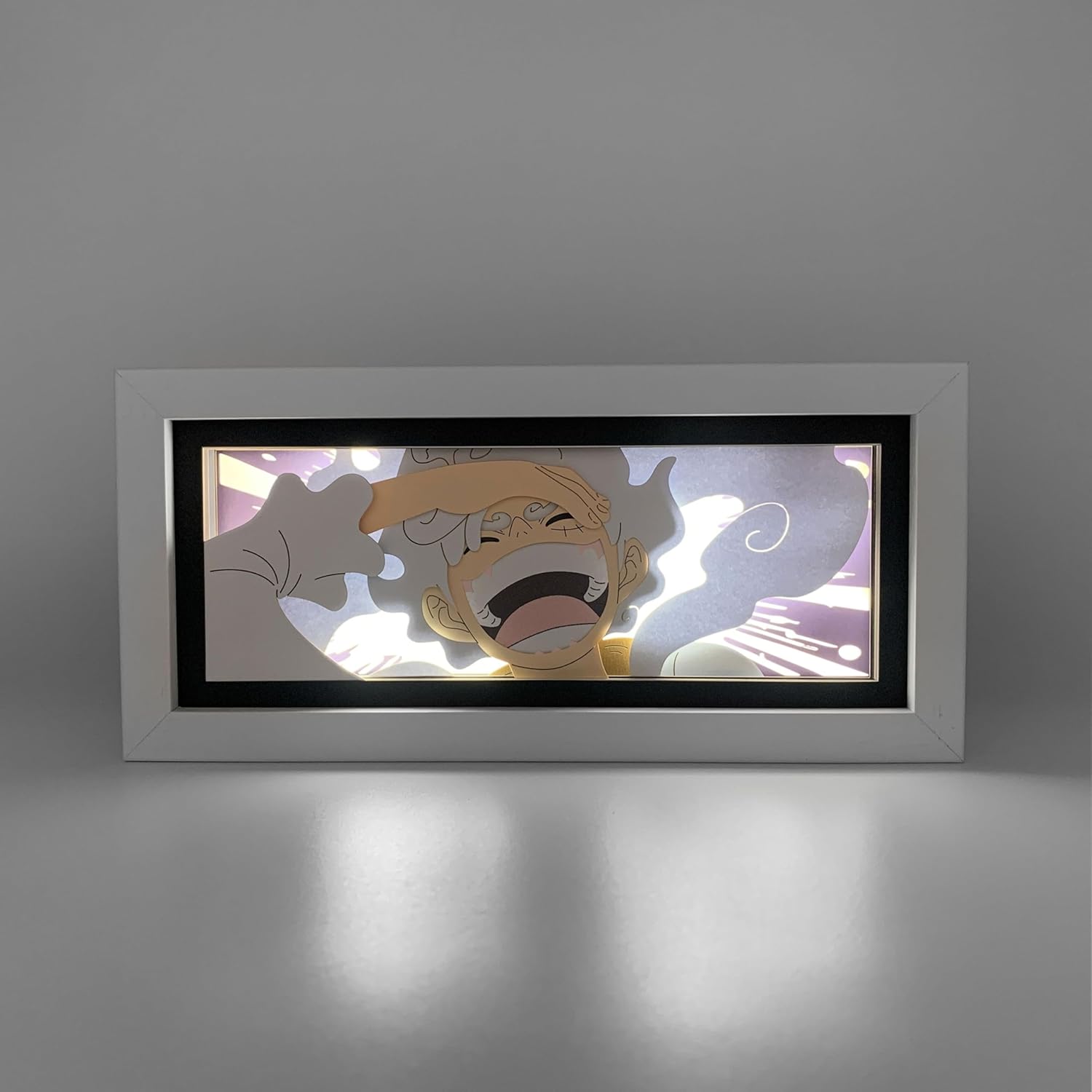 Luffy GEAR5 Light Box - One Piece – Anime Lamp Figure Night Light – 3D Anime Room Décor Gift for Otaku