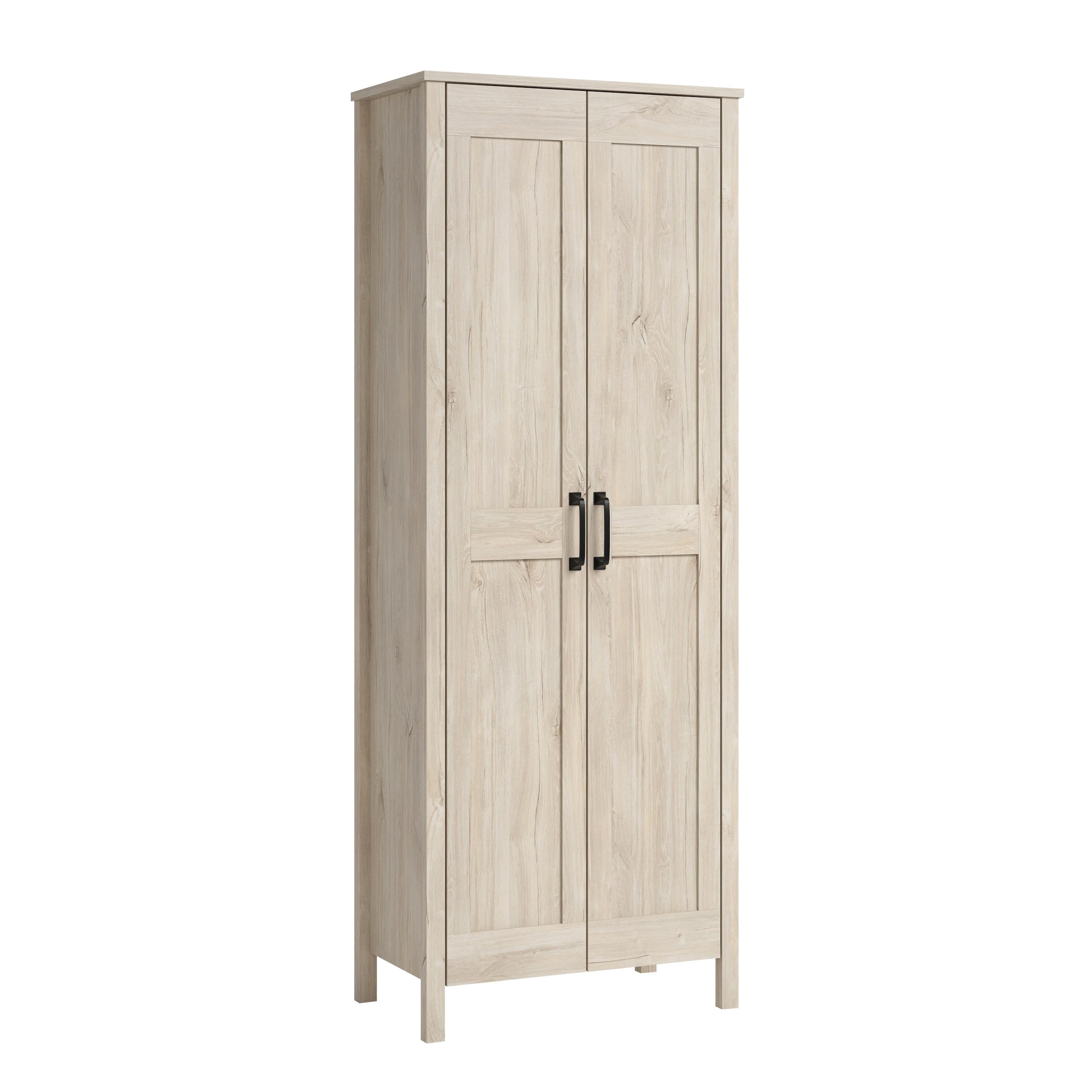 Amazon.com: Sauder 2-Door Storage Cabinet, Tall Wooden Organizer